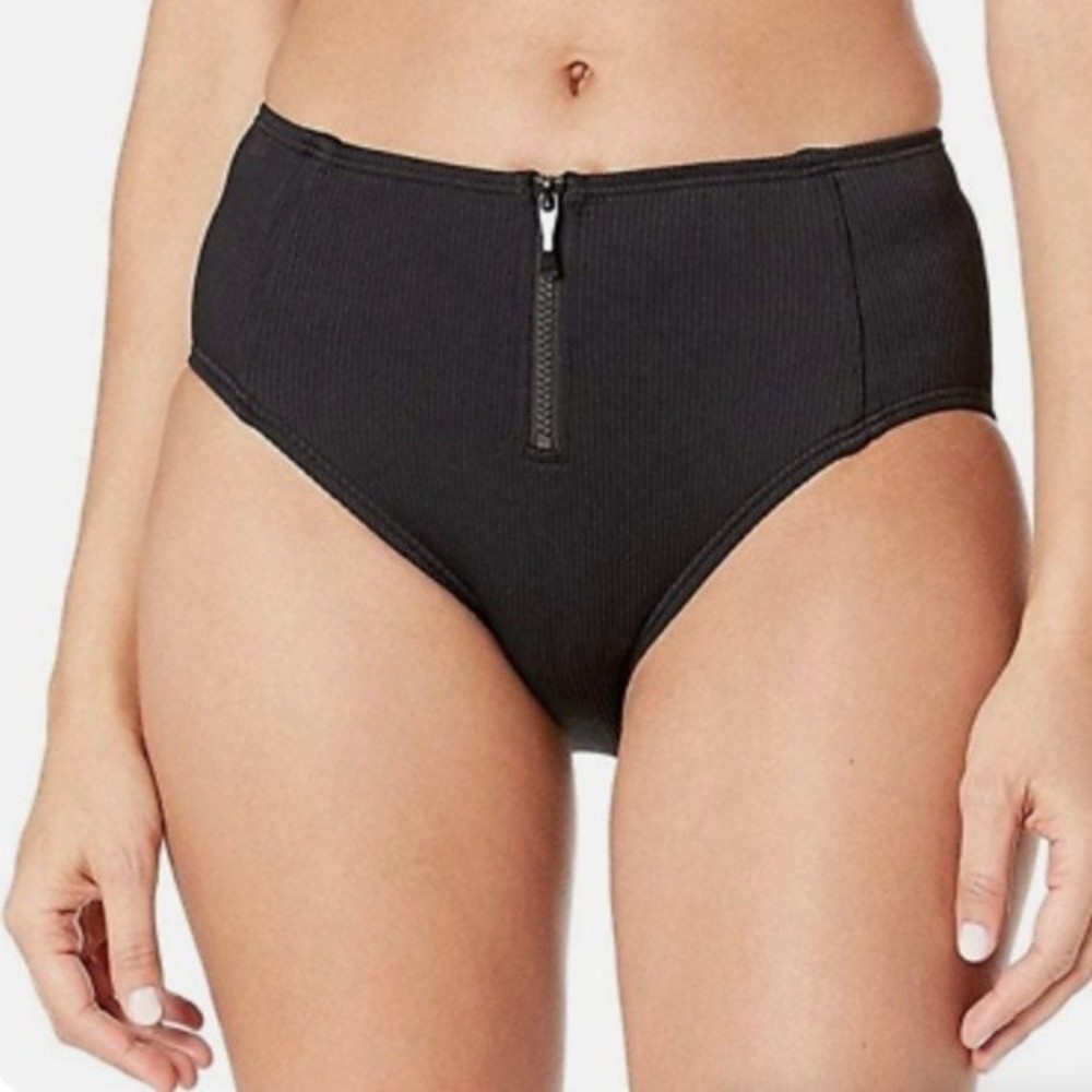 Kate Spade NY Black Marco Island Bikini Swimsuit Bottoms Women's sz SM S10252